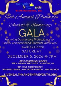16th Annual 2026 Pinnacle Awards & Scholarship Gala save-the-date-flyer